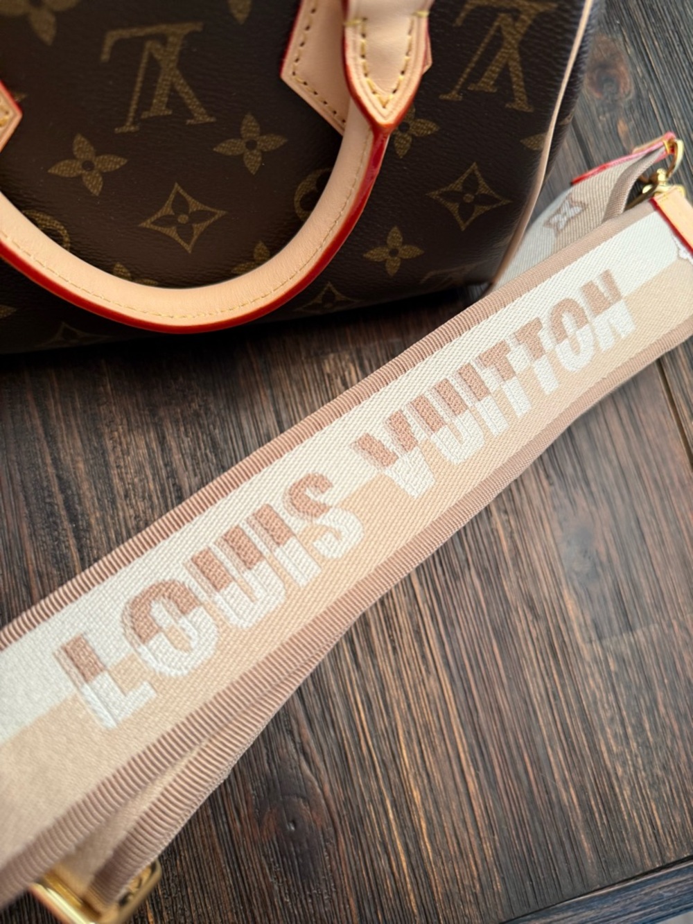 Louis Vuitton Monogram Mini Satchel with Natural Leather Trim - Picture 8 of 11